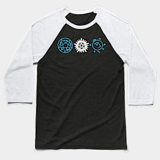 Spiritual Symbols - Angel and Demon Baseball T-Shirt